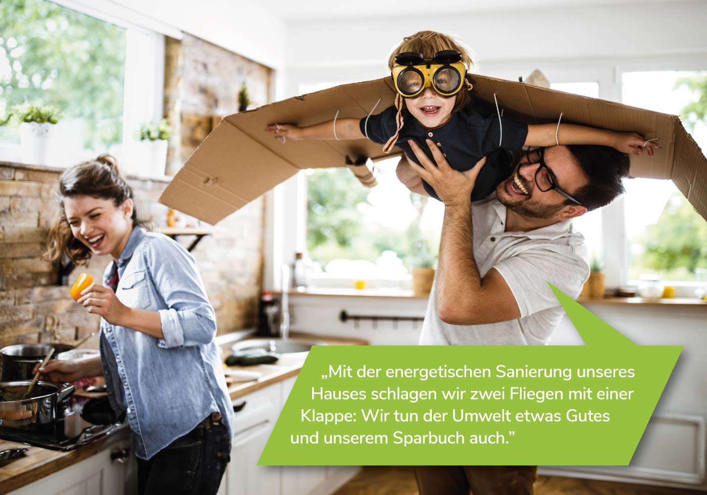 Die energetische Sanierung sorgt für eine positive Kostenbilanz